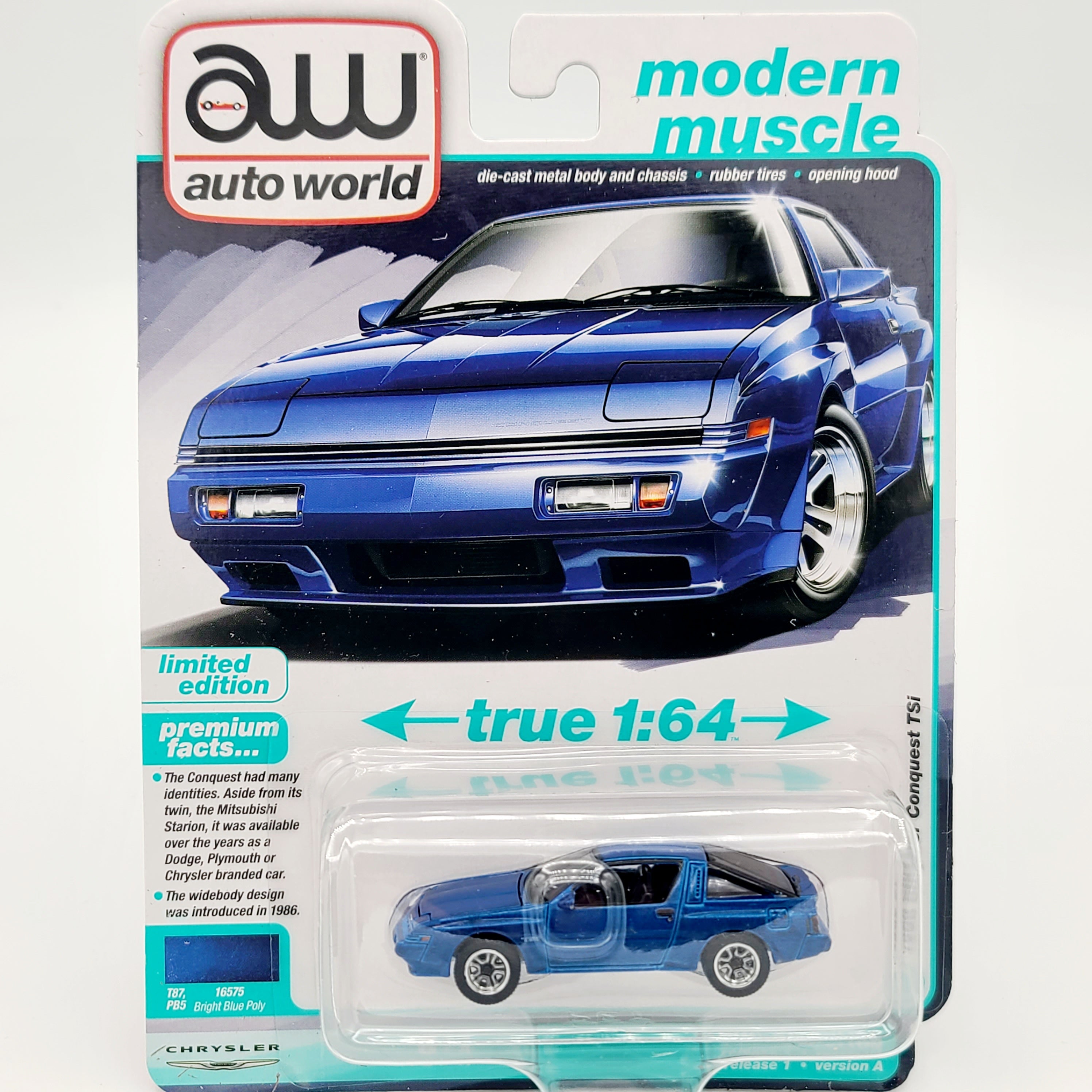 Auto World '88 Chrysler Conquest TSi - 1:64 scale (2025 Release 1A - Modern Muscle)